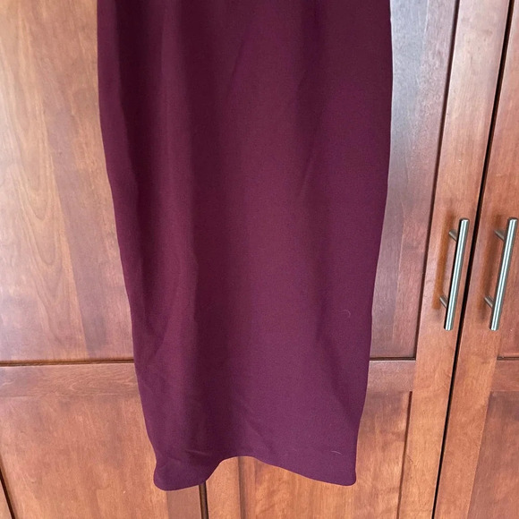 Dress the Population Alondra Blouson Sheath Sleeveless Burgundy Size XXS - Picture 5 of 9
